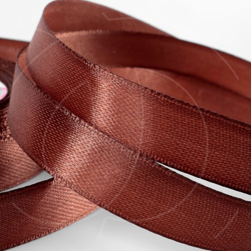 Лента для декора и упаковки Атласная Коричневая 1,2 мм 3019742