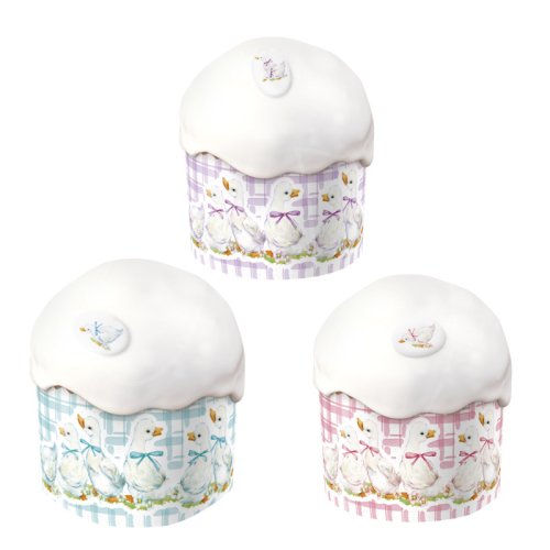 Форма для кулича "Утята" D110 H85 мм 10 шт pmK11085сUT