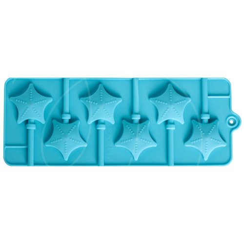 Форма силиконовая для леденцов "Звёздочки" 6 шт 1890967