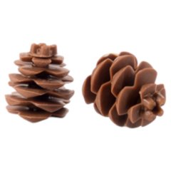 Украшение шоколадное 3D "Шишка" D77265