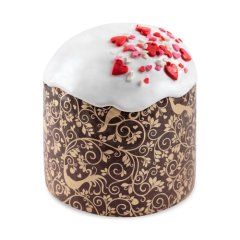 Форма для кулича "Райский сад" D110 H85 мм 10 шт 11085sI95RS