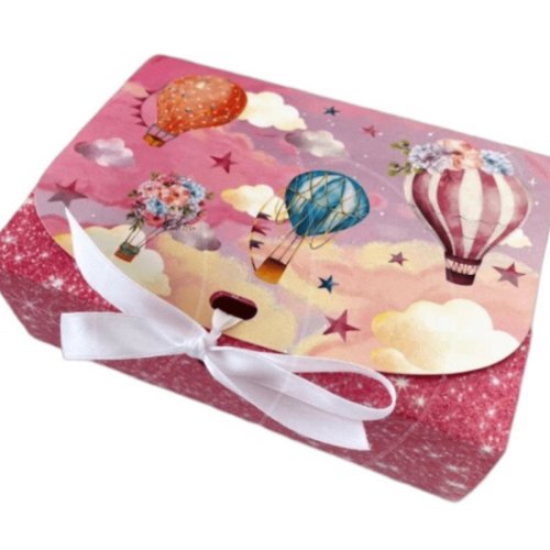 Коробка для сладостей "Воздушные шары" 16,5х11,5х5 см КУ-660