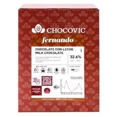 Шоколад молочный CHOCOVIC "Fernando" 32,6 % 500 г 