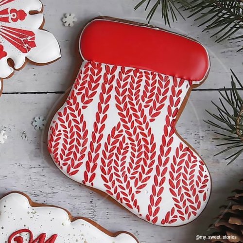 Трафарет кулинарный LUBIMOVA "Вязанный узор" LC-00006212